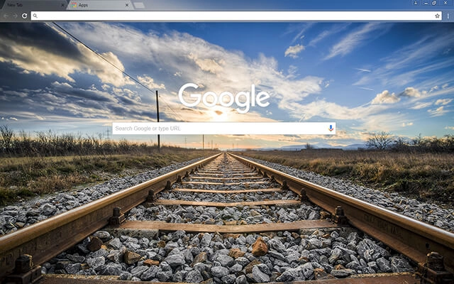 Gleise Chrome theme - Screenshot 2