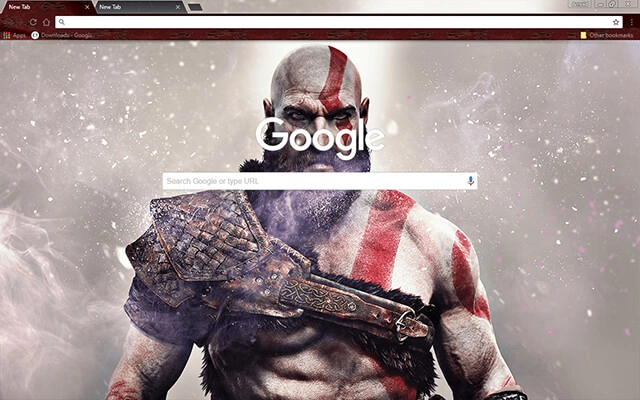 God of War Chrome theme - Screenshot 2