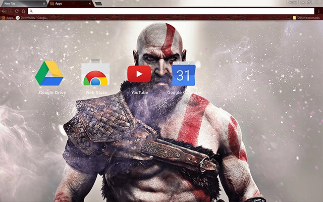 God of War Chrome theme - Screenshot 3