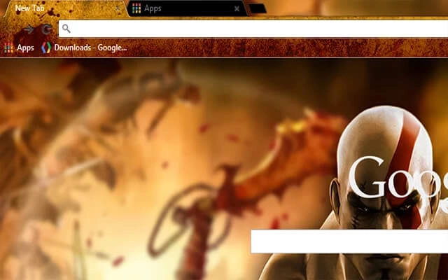 God of War HD Chrome theme - Screenshot 2