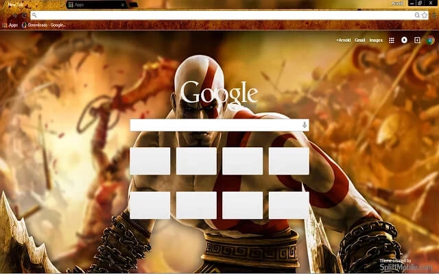 God of War HD Chrome theme - Screenshot 3