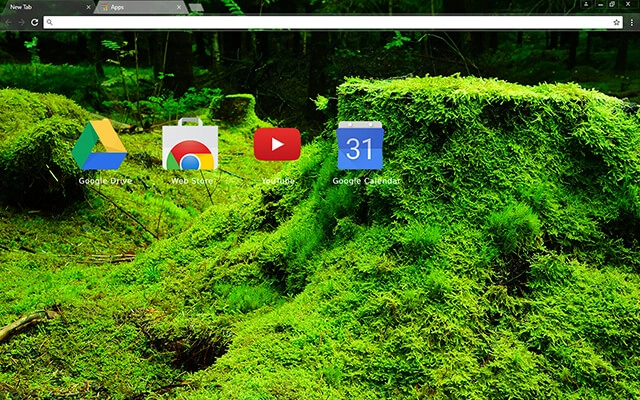 Green Forestry Chrome theme - Screenshot 3