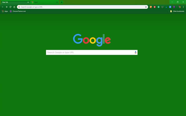 Greener Green Chrome theme - Screenshot 2
