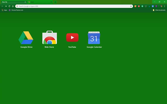 Greener Green Chrome theme - Screenshot 3