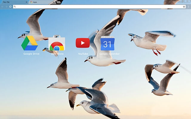 Gulls Chrome theme - Screenshot 3