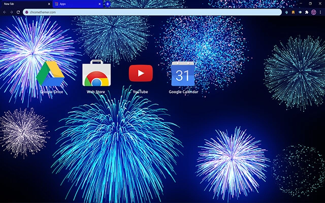 Happy New Year Chrome theme - Screenshot 3