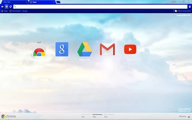 Heaven Chrome theme - Screenshot 2