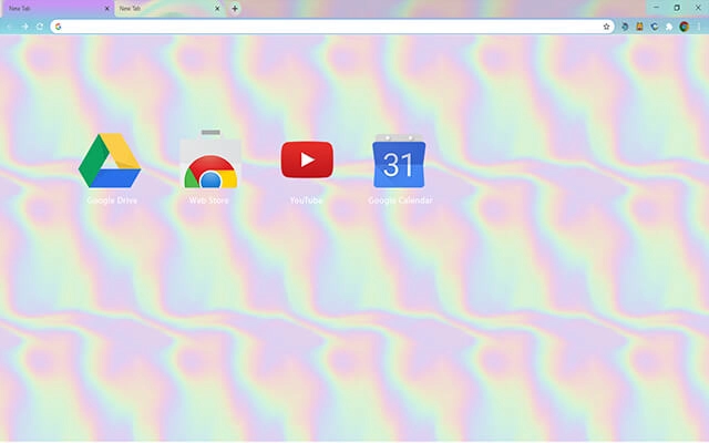 Holographic Chrome theme - Screenshot 3