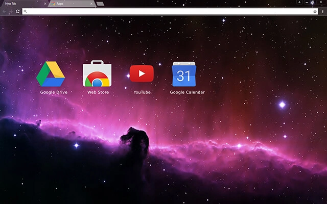 Horsehead Nebula Chrome theme - Screenshot 3