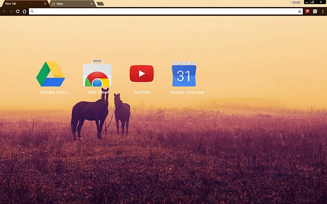 Horses Chrome theme - Screenshot 3