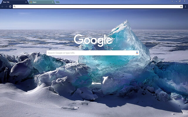 Icy Blue Chrome theme - Screenshot 2