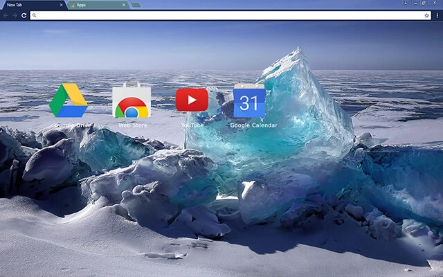 Icy Blue Chrome theme - Screenshot 3