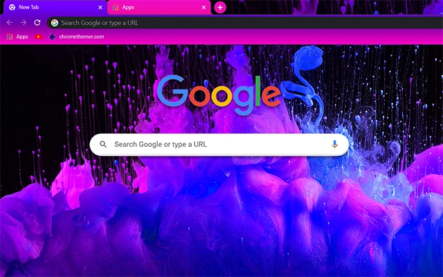 Ink Blots Chrome theme - Screenshot 2