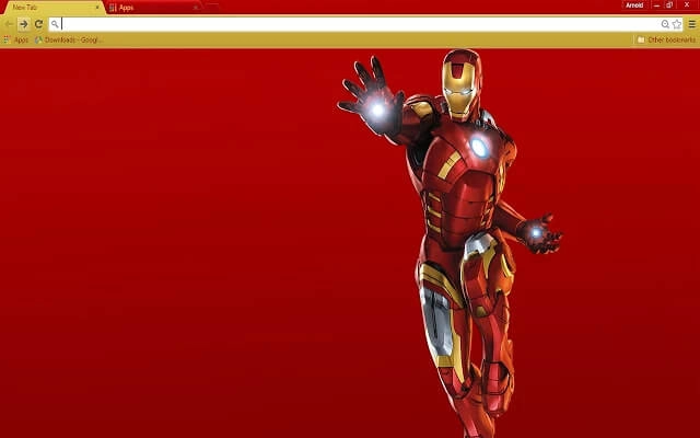 Iron Man Chrome theme - Screenshot 2