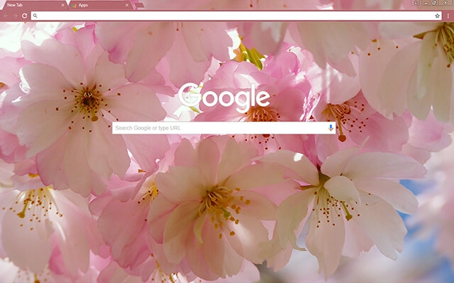 Japanese Cherry Blossom Chrome theme - Screenshot 2