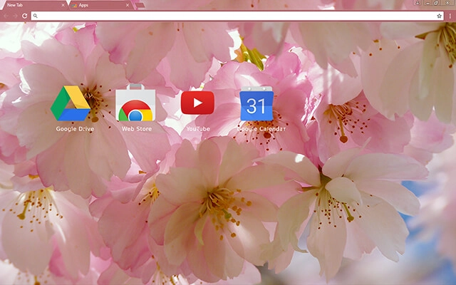 Japanese Cherry Blossom Chrome theme - Screenshot 3