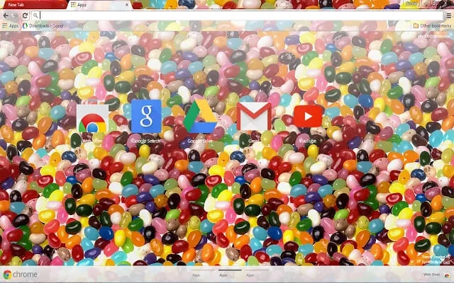 Jelly Beans Chrome theme - Screenshot 2
