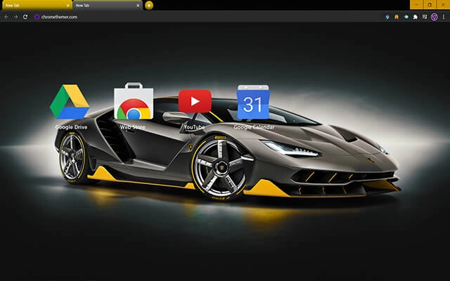 Lamborghini Centenario Chrome theme - Screenshot 3