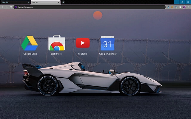 Lamborghini SC20 Chrome theme - Screenshot 2