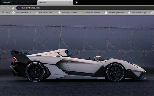 Lamborghini SC20 Chrome theme - Screenshot 3