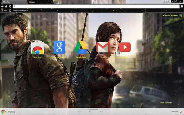 Last of Us Chrome theme - Screenshot 3