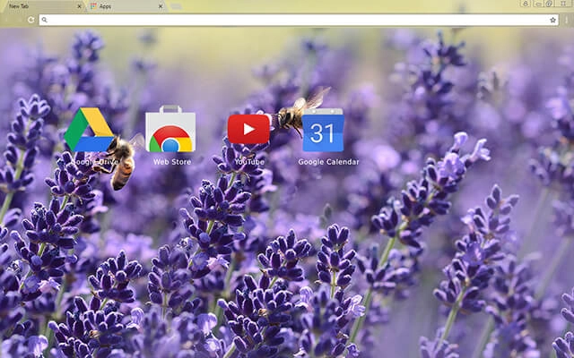 Lavender Blossom Chrome theme - Screenshot 3