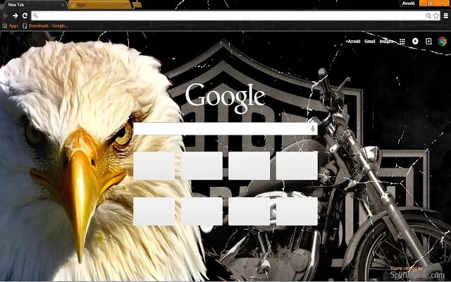 Legendary Harley Davidson Chrome theme - Screenshot 3