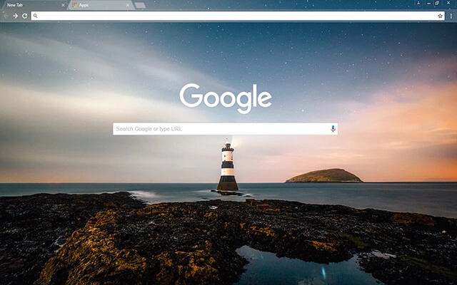 Lighthouse Chrome theme - Screenshot 2