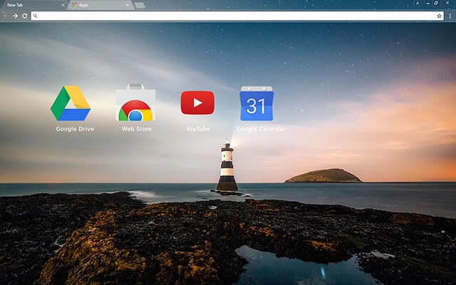Lighthouse Chrome theme - Screenshot 3