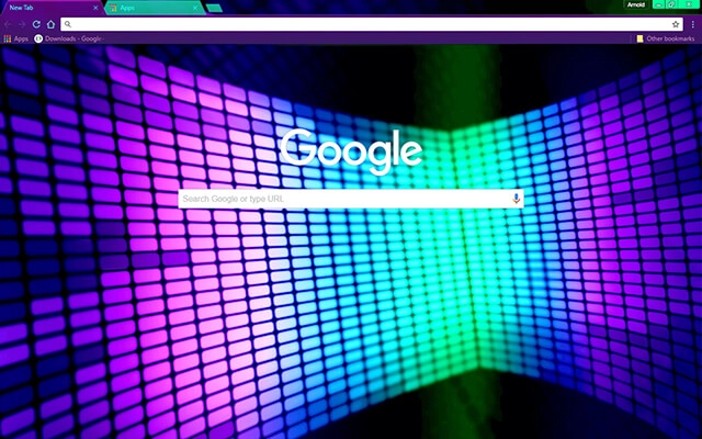 Lights Chrome theme - Screenshot 2