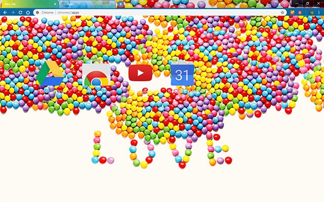 Love Candy Chrome theme - Screenshot 3