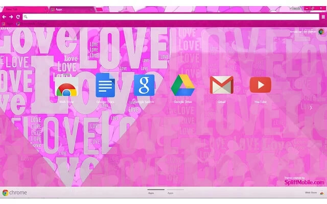 Love Chrome theme - Screenshot 3