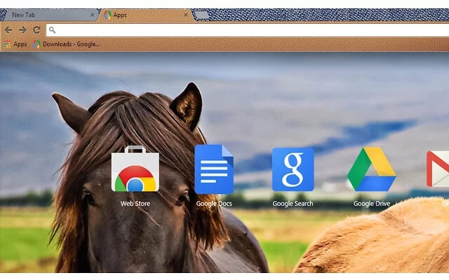 Love Horses Chrome theme - Screenshot 2