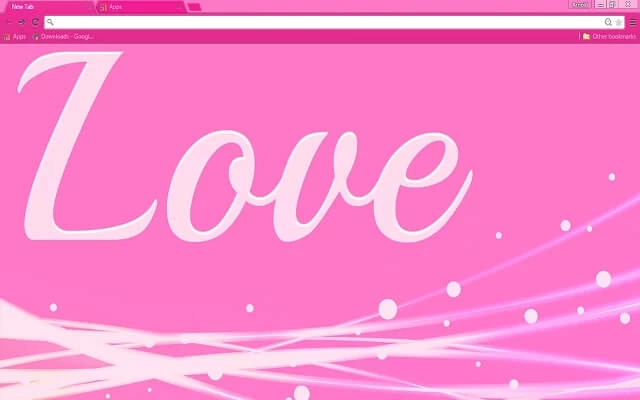 Love Pink Theme