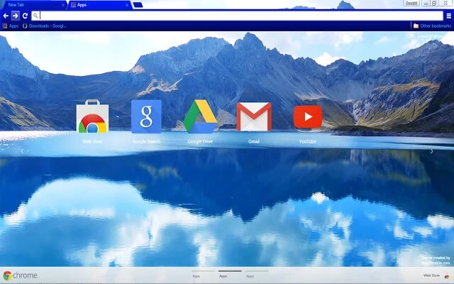Lunar Lake Chrome theme - Screenshot 2