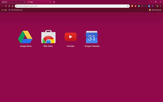 Magenta Chrome theme - Screenshot 3