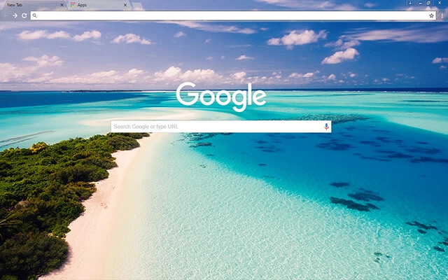 Maldives Chrome theme - Screenshot 2