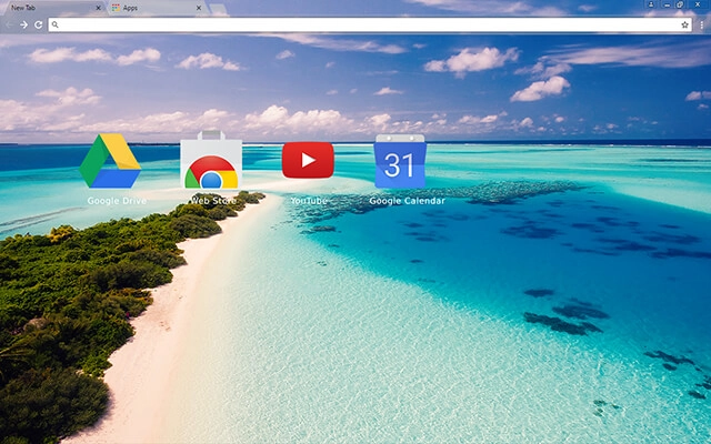 Maldives Chrome theme - Screenshot 3