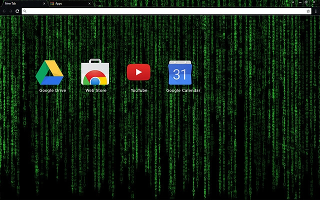 Matrix Decoded Chrome theme - Screenshot 3