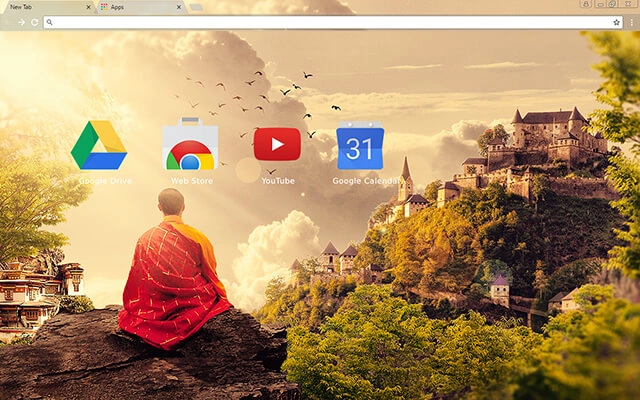 Meditation Chrome theme - Screenshot 3