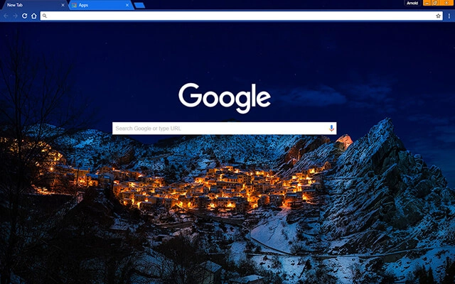 Mezzano Chrome theme - Screenshot 2