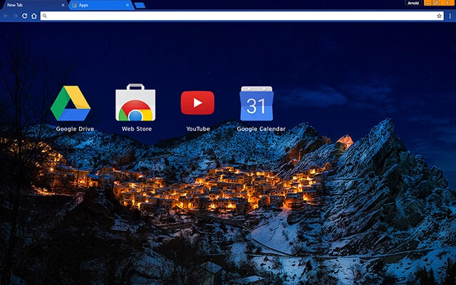 Mezzano Chrome theme - Screenshot 3