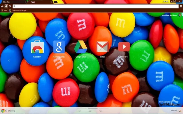 M&M's Chrome theme - Screenshot 3