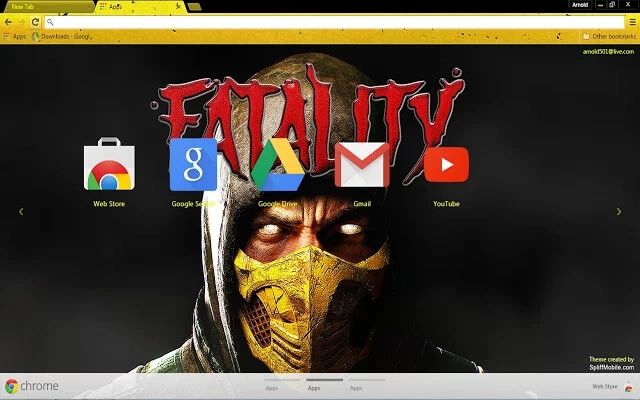 Mortal Kombat X Chrome theme - Screenshot 3