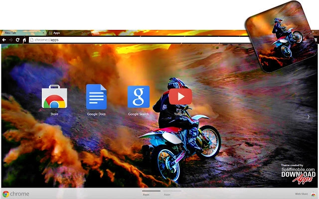 Motocross Chrome theme - Screenshot 3
