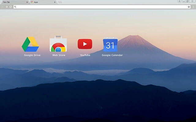 Mount Fuji Chrome theme - Screenshot 3