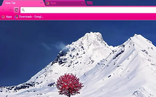 Mountain Flowers Chrome theme - Screenshot 3
