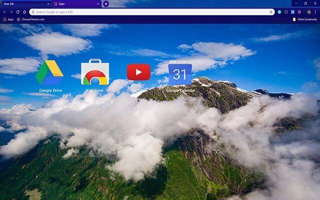 Mountain Lookout Chrome theme - Screenshot 3