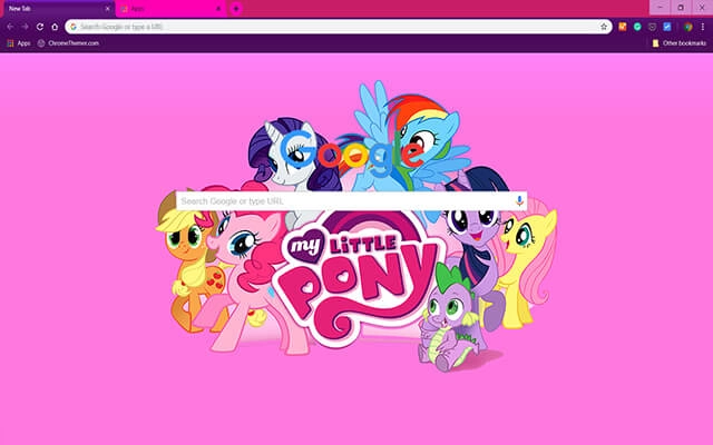My Little Pony Chrome theme - Screenshot 2