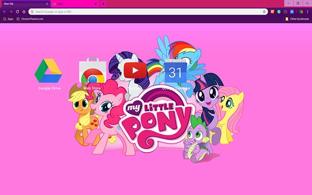 My Little Pony Chrome theme - Screenshot 3